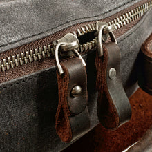 Load image into Gallery viewer, Waxed-canvas-backpack-trendyful
