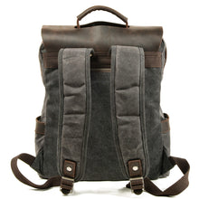 Load image into Gallery viewer, Waxed-canvas-backpack-trendyful