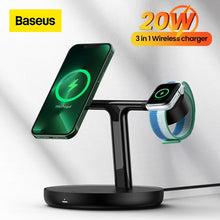 Load image into Gallery viewer, baseus-swan-3-in-1-magnetic-wireless-charger