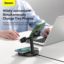 Load image into Gallery viewer, baseus-swan-3-in-1-magnetic-wireless-charger