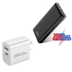 Premium 30000mAh Ultra Slim Power Bank - trendyful
