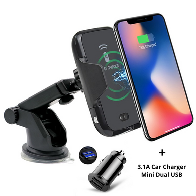 Premium Wireless Phone Charger & Holder With Sensor - trendyful