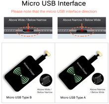 Load image into Gallery viewer, Fast Charging Qi Wireless Charger Receiver Charging Adapter - trendyful