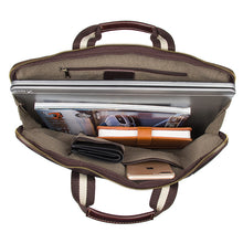 Load image into Gallery viewer, Memphis Genuine Leather Satchel - trendyful