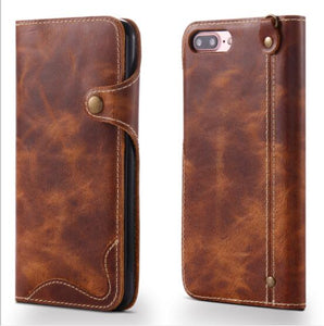 Genuine Leather iPhone Case - trendyful