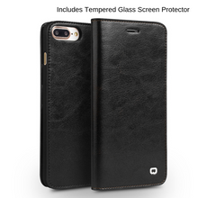 Load image into Gallery viewer, Genuine Leather Wallet iPhone Case - trendyful