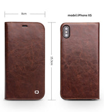 Load image into Gallery viewer, Genuine Leather Wallet iPhone Case - trendyful