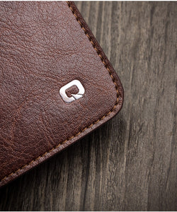 Genuine Leather Wallet iPhone Case - trendyful