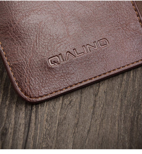 Genuine Leather Wallet iPhone Case - trendyful