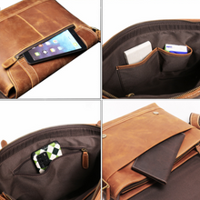 Load image into Gallery viewer, leather-messenger-bag-trendyful