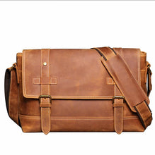 Load image into Gallery viewer, leather-messenger-bag-trendyful