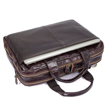 Load image into Gallery viewer, Norfolk Genuine Leather Messenger Bag - trendyful