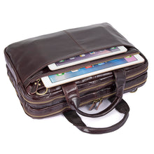 Load image into Gallery viewer, Norfolk Genuine Leather Messenger Bag - trendyful