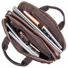 Load image into Gallery viewer, Norfolk Genuine Leather Messenger Bag - trendyful