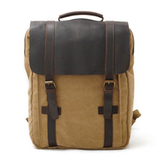Load image into Gallery viewer, washed-canvas-backpack-trendyful