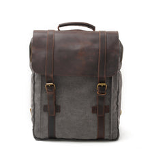 Load image into Gallery viewer, washed-canvas-backpack-trendyful