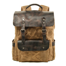 Load image into Gallery viewer, waxed-canvas-backpack-trendyful