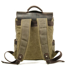 Load image into Gallery viewer, waxed-canvas-backpack-trendyful