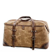 Load image into Gallery viewer, waxed-canvas-duffle-bag-trendyful